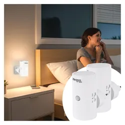 Casativo, Nachtlicht, 2er-Set Steckdosen Nachtlicht