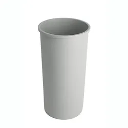 Mülleimer Rubbermaid Styleline 83,3 L Grau aus Kunststoff, ohne Deckel