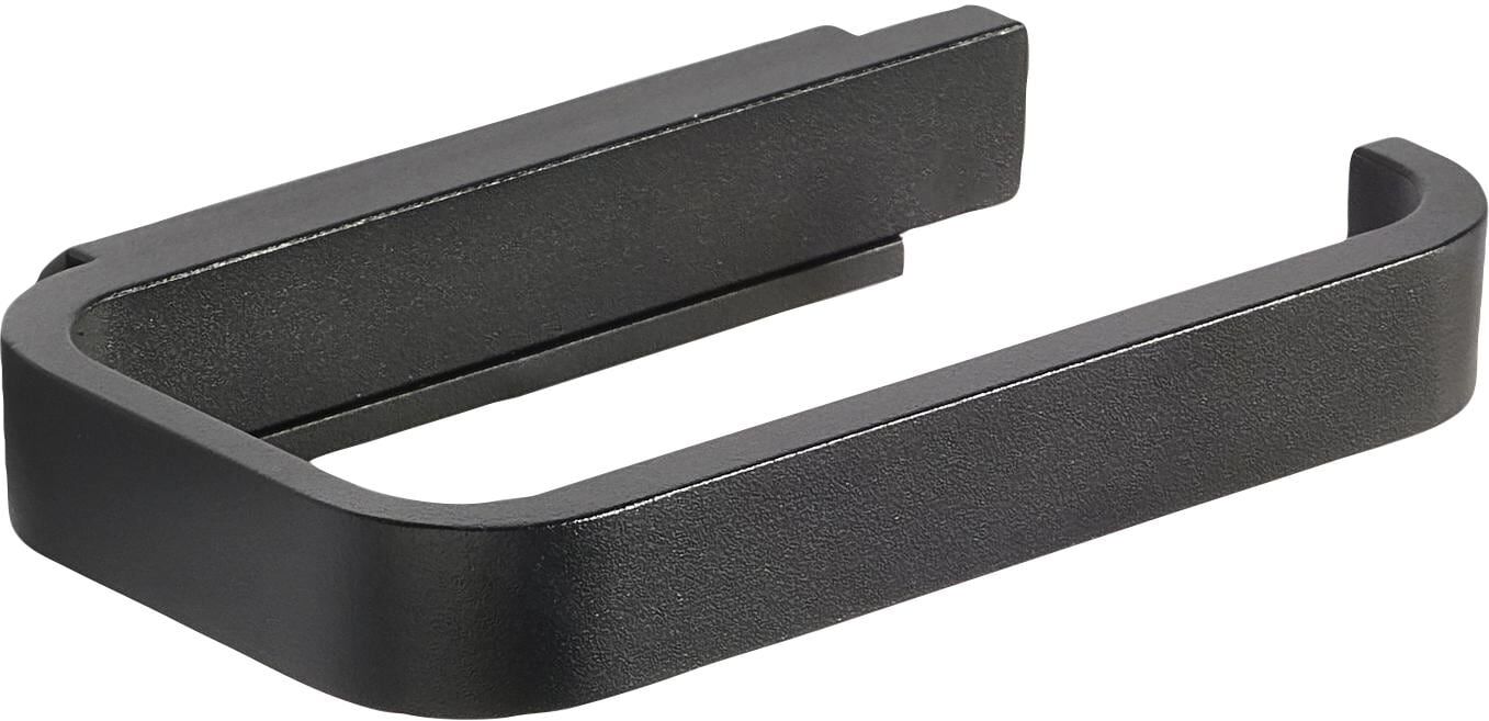 Toilettenpapierhalter ZONE DENMARK "Rim", schwarz, H:2cm, Aluminium, Toilettenpapierhalter, Toilettenpapierhalter schwarz Einheitsgröße