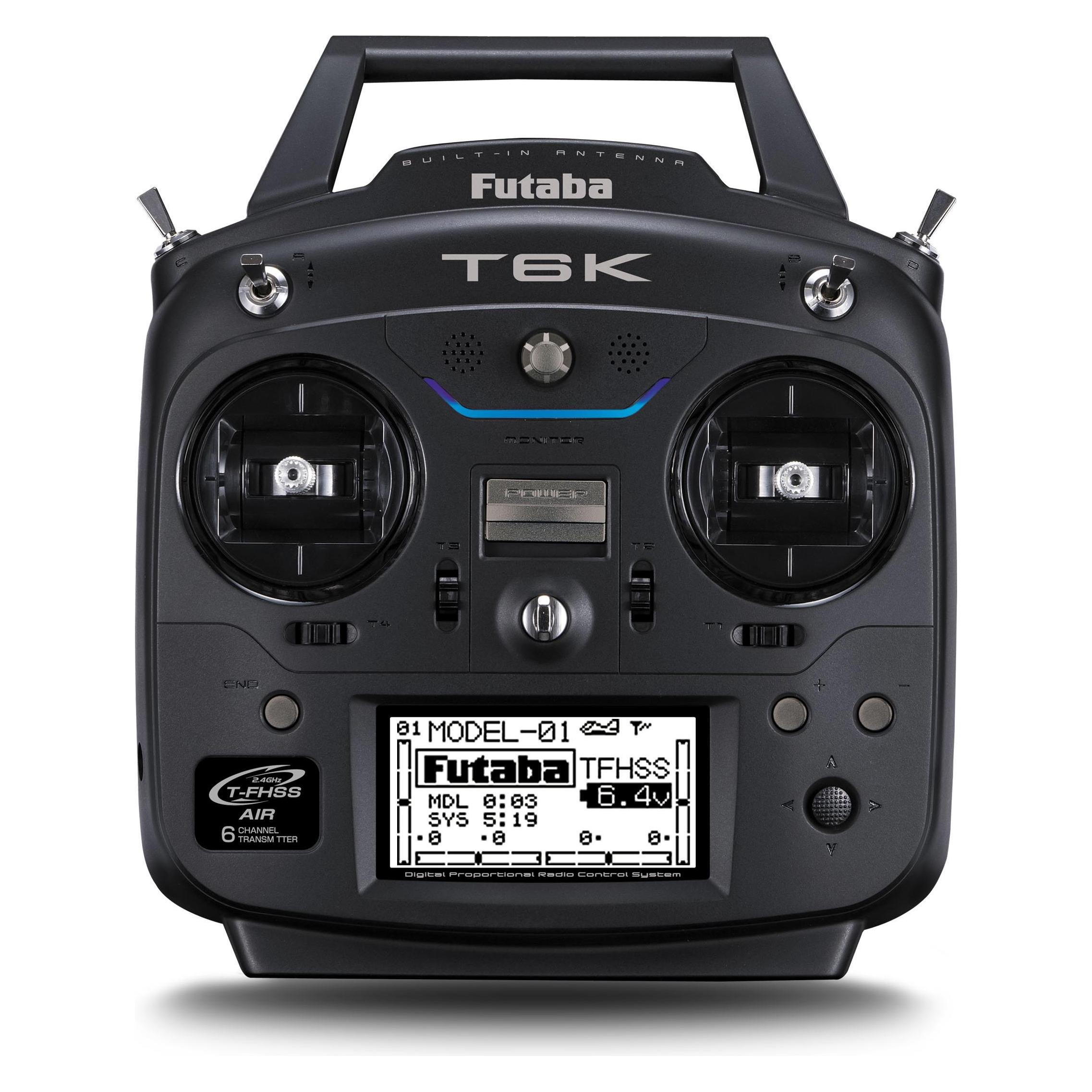 Futaba T6K V3S 2.4GHz T-FHSS+R3008SB Mode 1 8-Kanal mit Telemetrie (01000097)