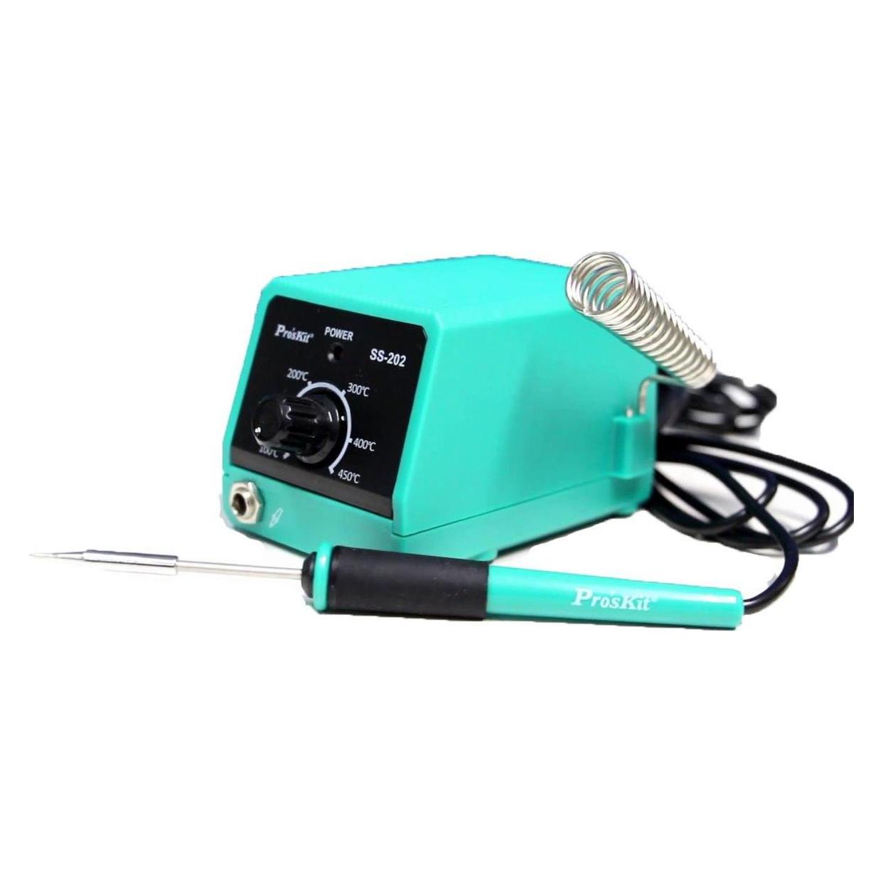 Prokits Mini-Lötstation - Temperaturregelbar - Mit Ständer (SS-202F)