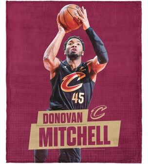NBA Cleveland Cavaliers Player Silk Touch Throw Blanket