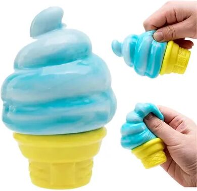 JoyToys Ice Cream Stress Toy Music Pop Sensory Fidget For Kids & Adults blue
