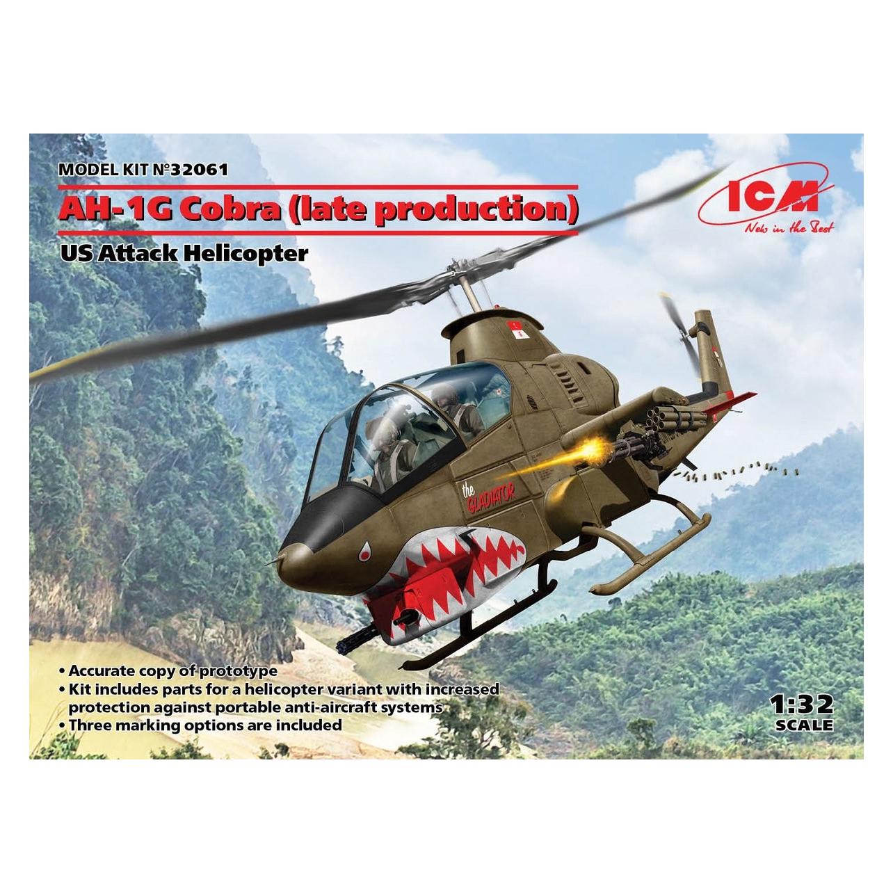 ICM AH-1G Cobra (late production), US Attack Helicopter (32061)