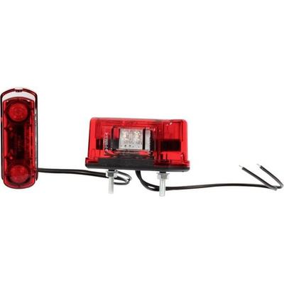 WAS Kennzeichenleuchte Offene Kabelenden hinten 12 V/DC, 24 V/DC