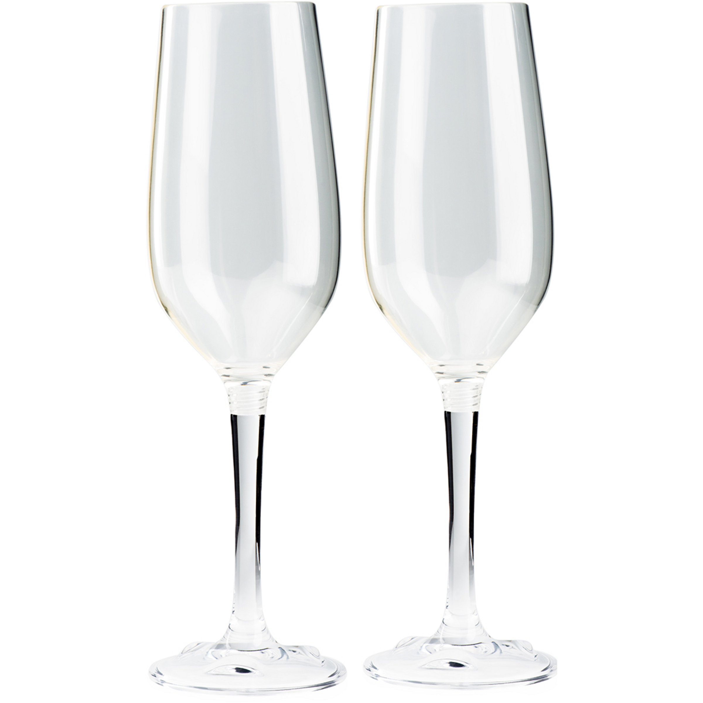 GSI Nesting Champagner Glass Set Campinggeschirr weiss