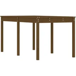vidaXL Gartentisch Honigbraun 159,5x82,5x76 cm Massivholz Kiefer