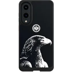 Nivocase Hülle für Samsung Galaxy S25 Edge Handyhülle NIVOcore Case Schwarz Eintracht Frankfurt Offizielles (Samsung Galaxy S25 Edge), Smartphone Hülle, Schwarz