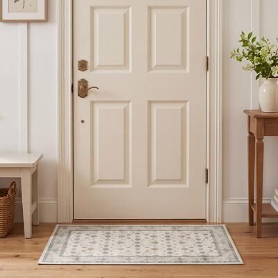 Laura Ashley Printed Washable Velvet Rugs