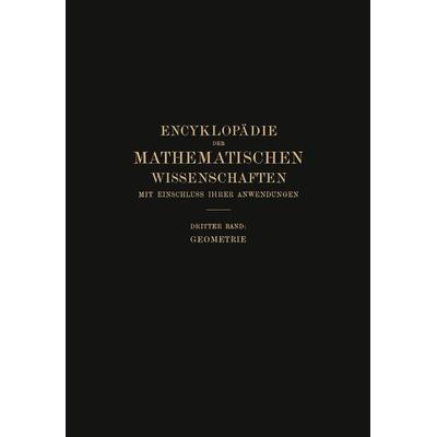 Encyklopädie der Mathematischen Wissenschaften mit Einschluss ihrer Anwendungen, Taschenbuch von W. Fr. Meyer,H. Mohrmann, Vieweg & Teubner,