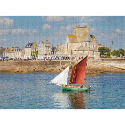 CALVENDO Puzzle Ein Motiv aus dem Kalender Pittoreske Normandie | 1000 Teile Lege-Größe 64x48cm Foto-Puzzle für glückliche Stunden