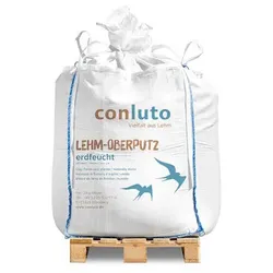 conluto Lehm-Oberputz mit Stroh, erdfeucht - 1,0 t Big Bag