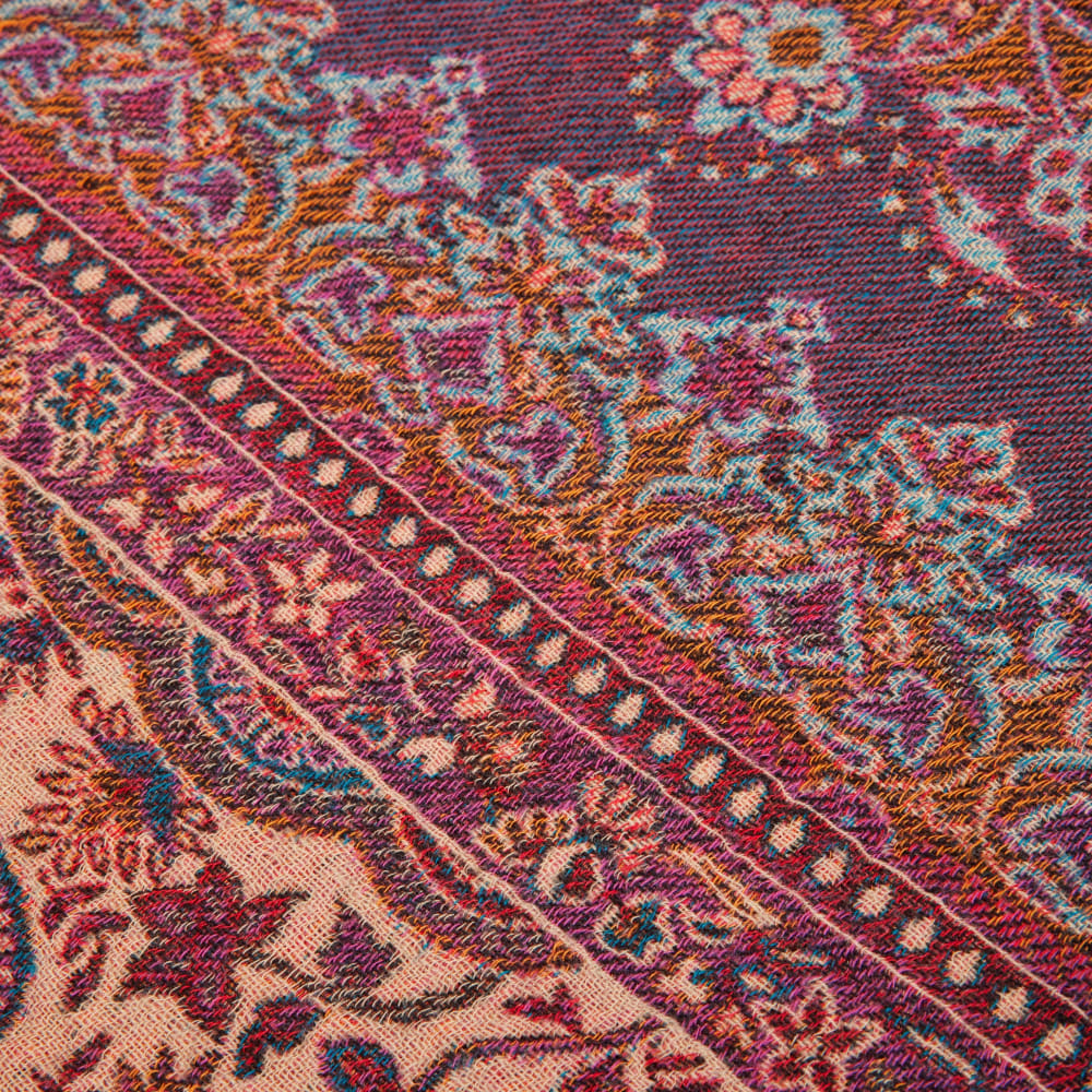 Madura Plaid en laine rouge 140x200 cm Rouge 140x200cm