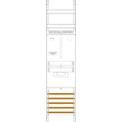 F-Tronic Komplettfeld 1Z 3PBf mit Verdr Z1B 1050x250mm SS_5p 300mm