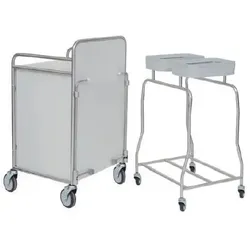 Novocal SW 520K KS70 Stationswagen Stationswagen mit kopp. Zweifachsammler & KS70 Abfallsammler