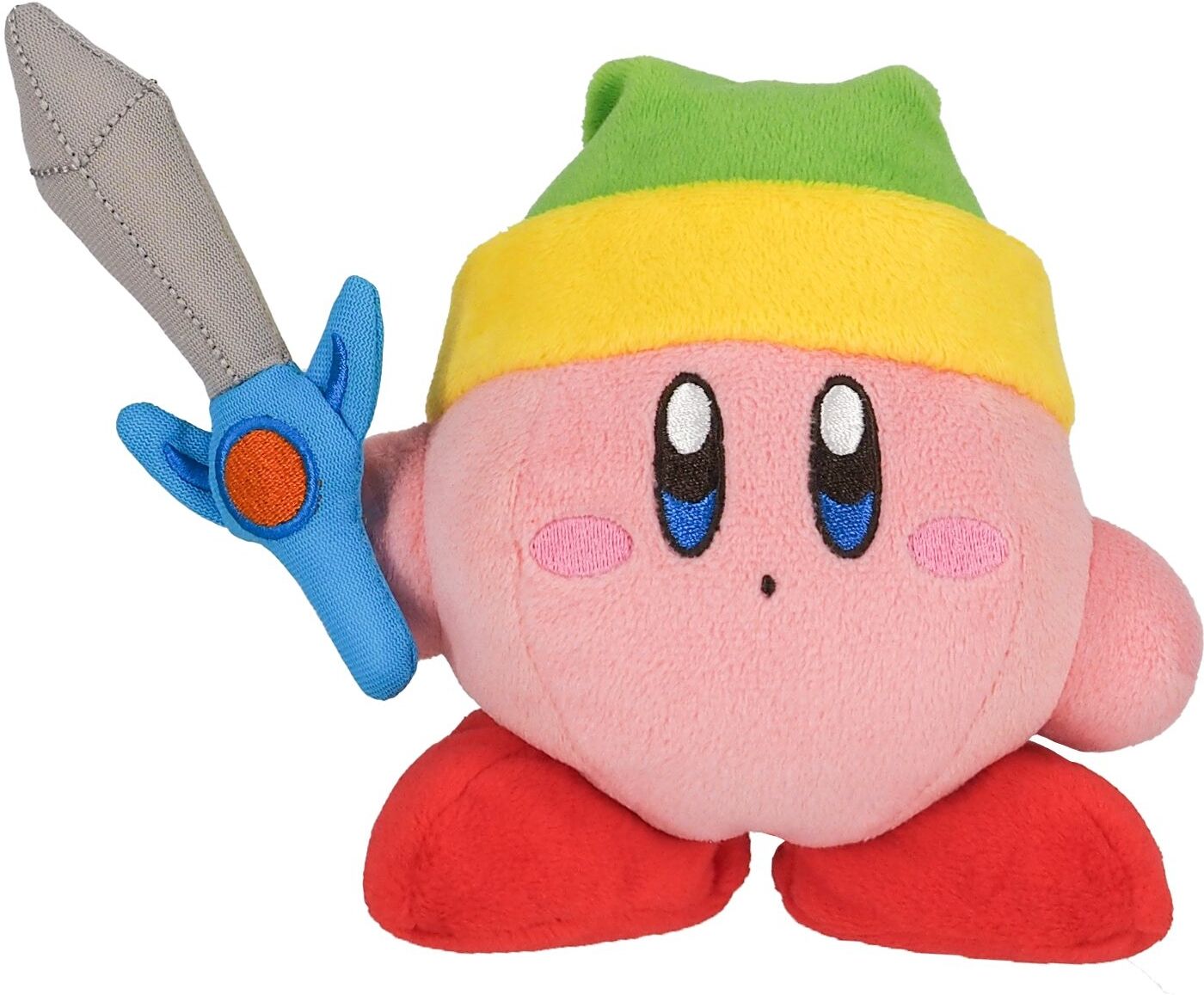 San-ei Nintendo Kirby Plush - Sword Kirby Small