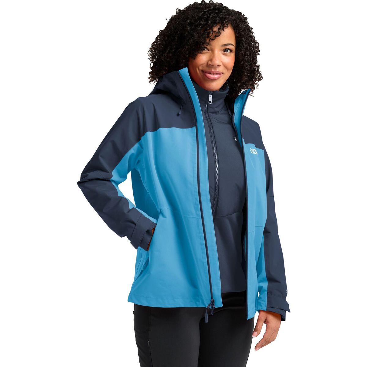 Jack Wolfskin Wild Places 3IN1 Jacket W sky blue (1523) XS A65258_1523_A04