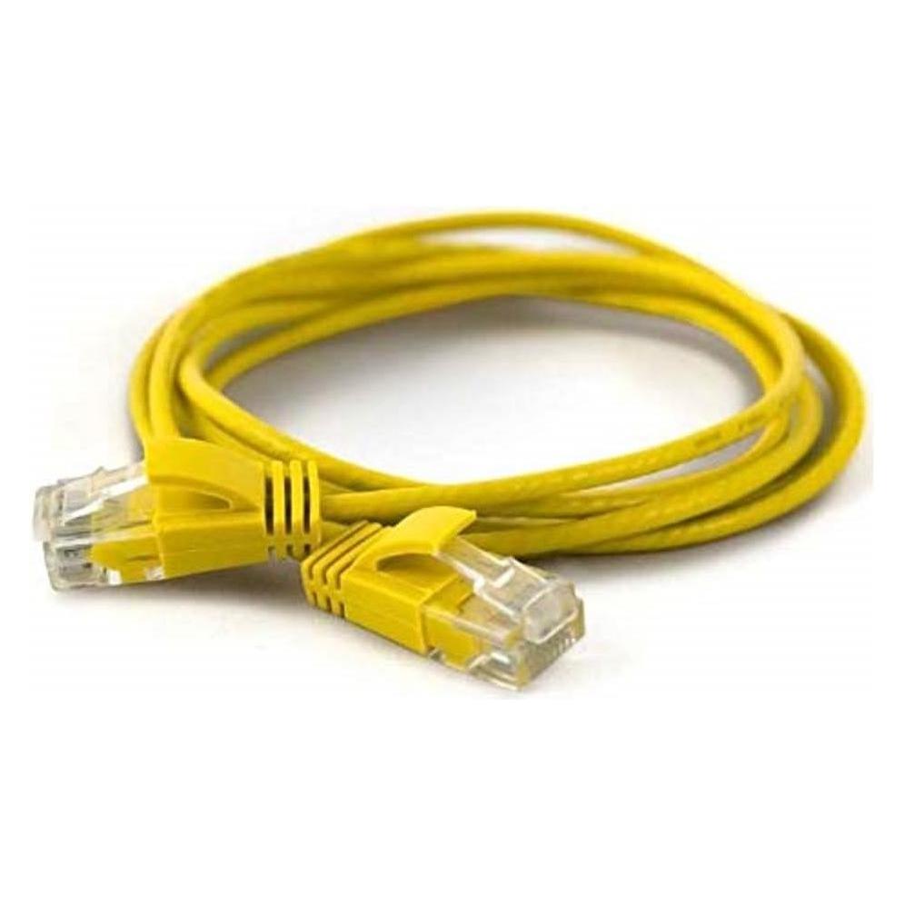Wantec wW Patchkabel CAT6A rund 2.8mm UTP gelb 0.10m (U/UTP, CAT6a, 0.10 m) (7281)