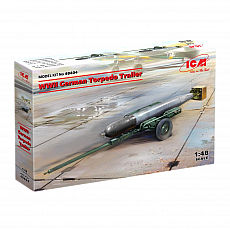 ICM - WWII German Torpedo Trailer - 1:48 - 26 Teile 307019