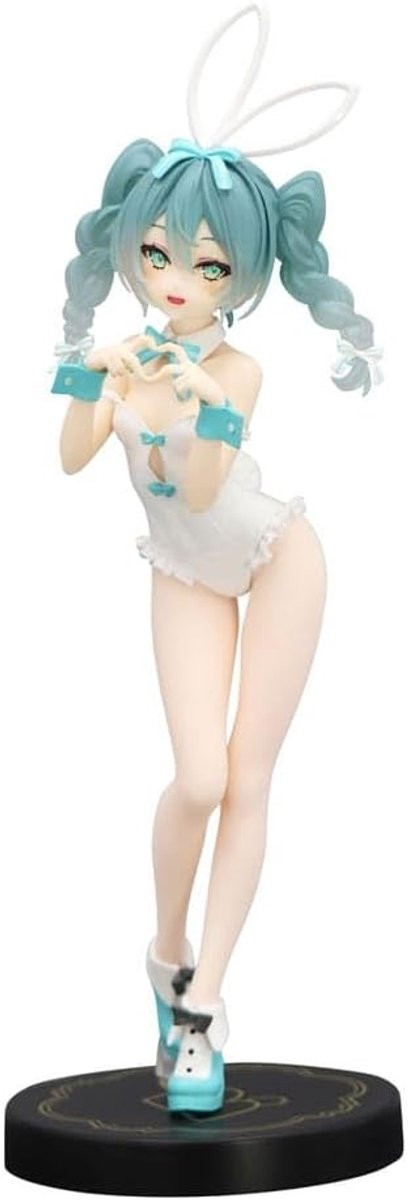 FURYU Hatsune Miku BiCute Bunnies PVC Statue Miku Rurudo White Color Ver. 27cm