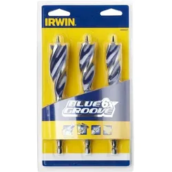 Irwin, Bohrereinsatz, 1922006 Holzbohrer Blue Groove 1922006 6 Stubby (3 Stück)