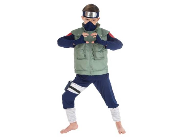 Chaks - Kakashi Hatake-kostuum voor kinderen, cosplay-anime-outfit