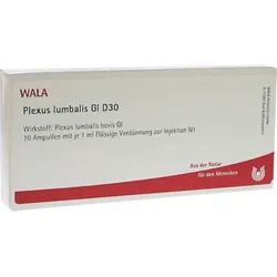 PLEXUS LUMBALIS GL D 30 Ampullen 10X1 ml