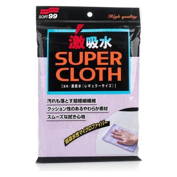 Soft99 Microfiber Cloth Super Water Absorbant, mikrofibra (4975759042075)