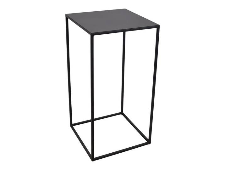 Loft42 Spalten Square Schwarz, Metall, 36x70x36 cm, Wohnzimmer, Wohnzimmertische, Blumenständer