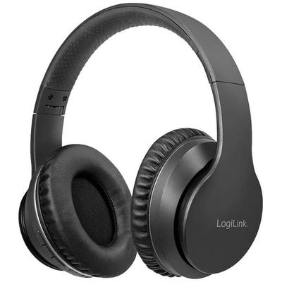 LogiLink BT0053 Over Ear Kopfhörer Bluetooth® Stereo Schwarz Noise Cancelling -