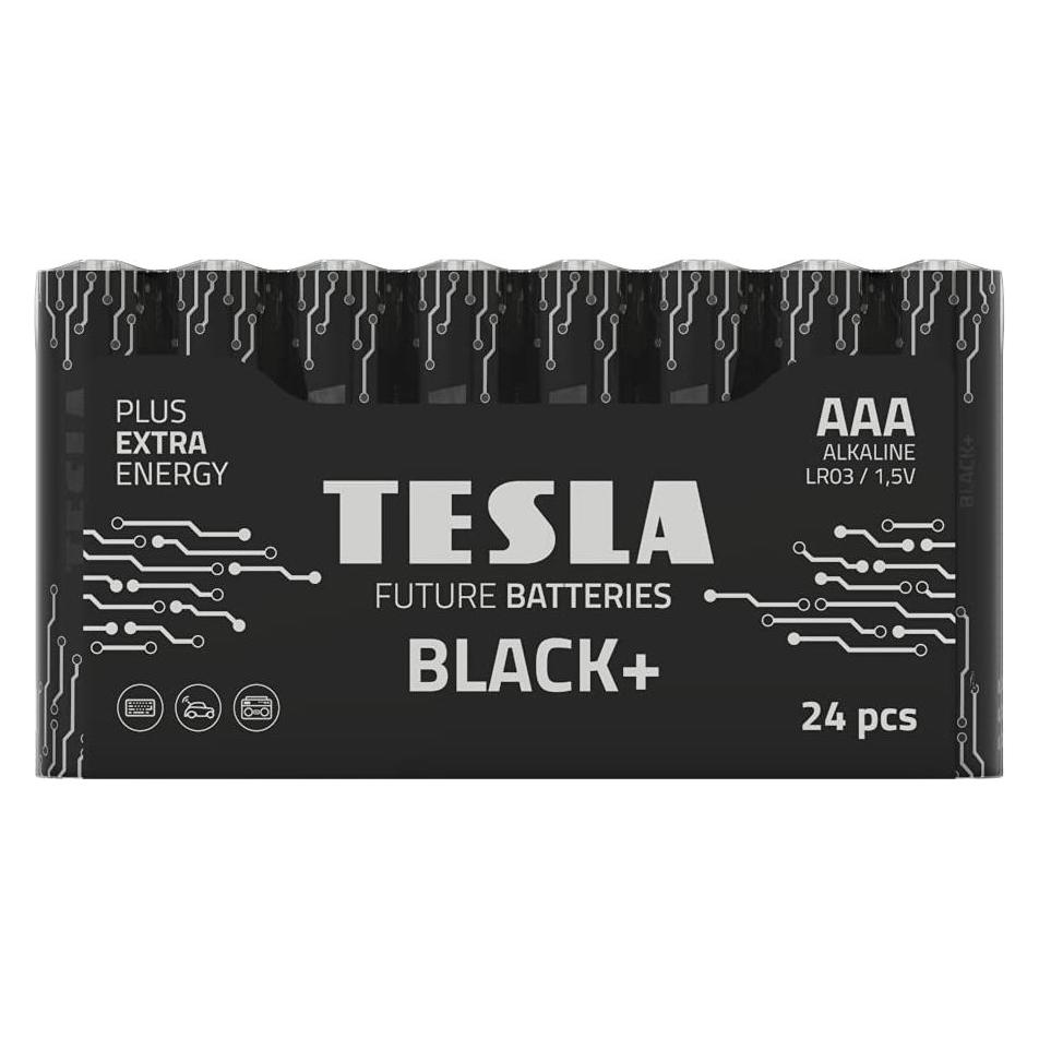 Tesla Battery AAA Black + R03 (24 pcs) (24 Stk., AAA) (1099137041)