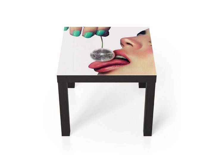 DEQORI Couchtisch 'Glanzvolle Verführung', Glas Beistelltisch Glastisch modern