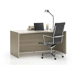 Büroschreibtisch SEGMENT, 162x80 cm, Eiche natur