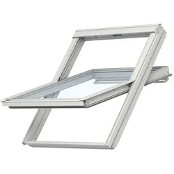 VELUX Dachfenster GGU 0069 Schwingfenster Kunststoff ENERGIE Hitzeschutz, 114x118 cm (SK06)