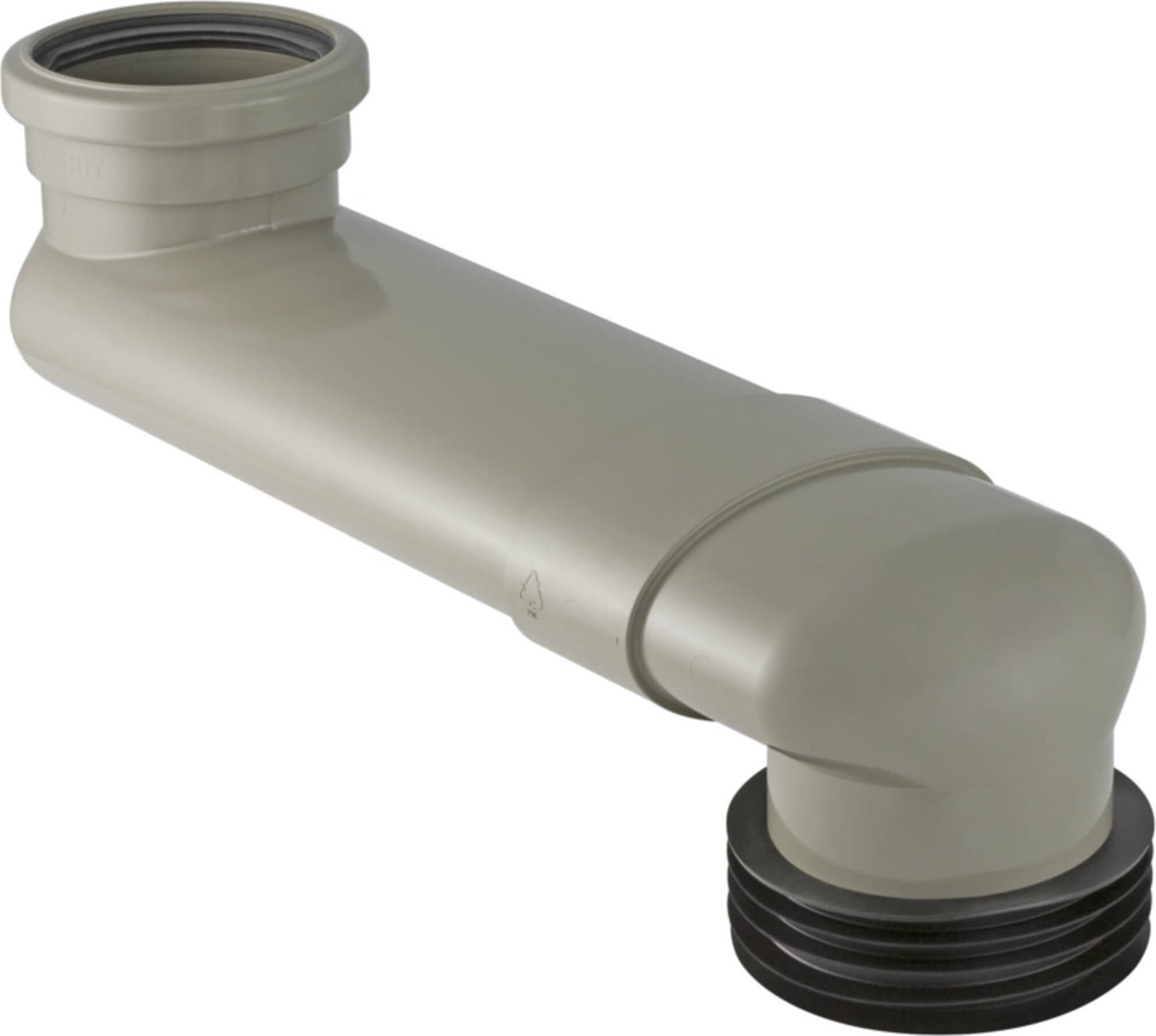 Geberit WC Etagenbogen DN90/100 PVC grijs