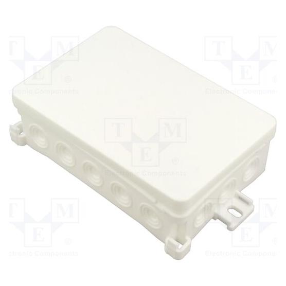 Simet Gehäuse: Verbindungsdose X: 90mm Y: 135mm Z: 40mm IP54 weiss (35404106)