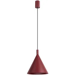 Sollux SL.2528 Pendelleuchte NOX 25 burgund