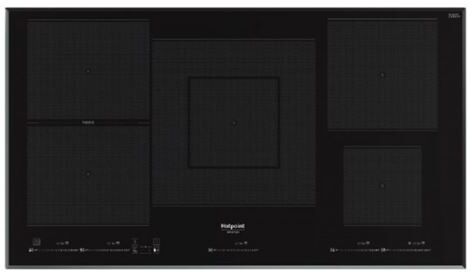 Ariston Placa de Indução Hotpoint HT 1090 BA  86 cm  5 Zonas  Preto