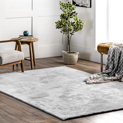 Nuloom Loni SuperiorWash Solid Machine Washable Shag Area Rug