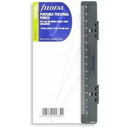 Filofax, Kalender, Einlage Personal Locher schwarz 17cm, 6-fach