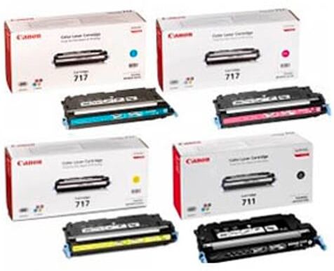 Canon Pack toner 711 + toners 717 (4 toners)