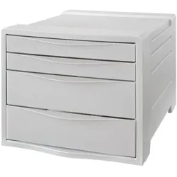OTTO Office Schubladenbox 4 Schübe grau