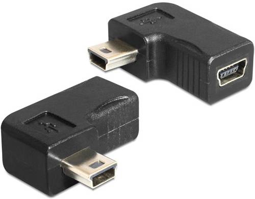 Delock USB 2.0 Adapter [1x USB 2.0 Stecker Mini-B - 1x USB 2.0 Buchse Mini-B] 65448