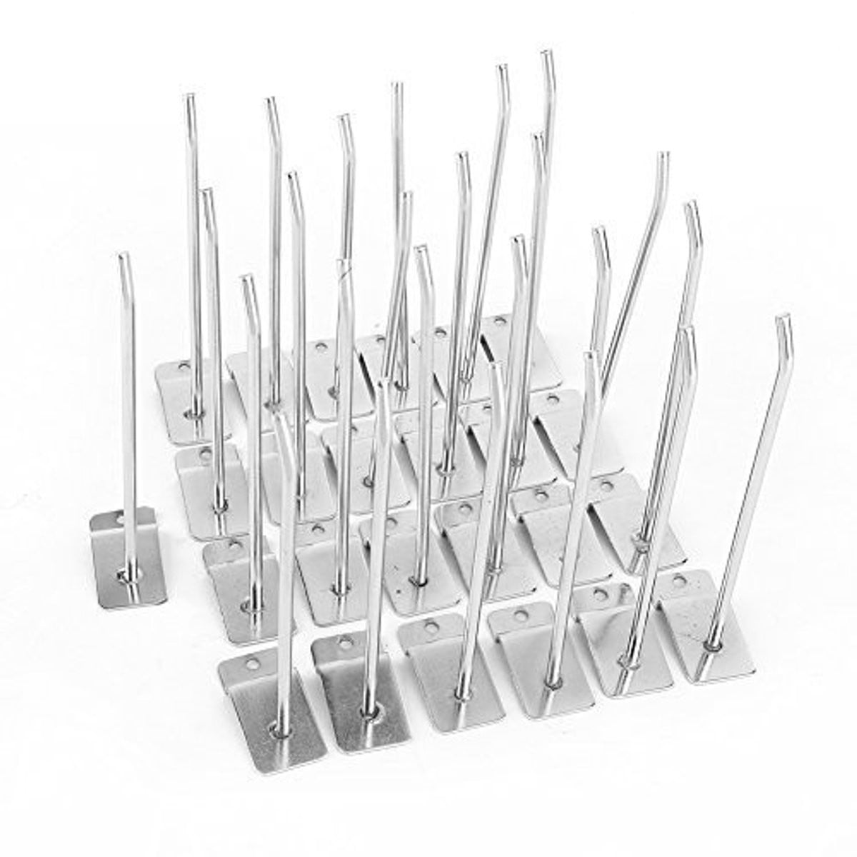 Dailygoods Wandhaak 15 cm - 25 stuks - Voor Slatwall