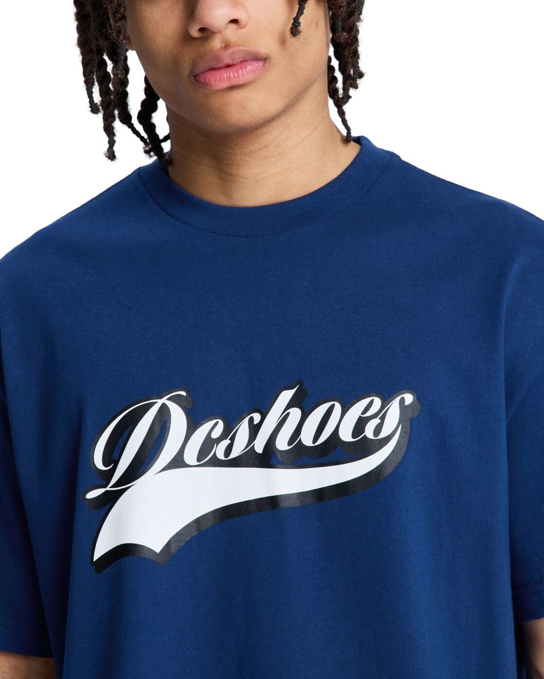 T-Shirt DC SHOES "DC Old Fashion", Herren, Gr. S, estate blau, Obermaterial: 75% Baumwolle, 25% Baumwolle., Shirts T-Shirt estate blau S