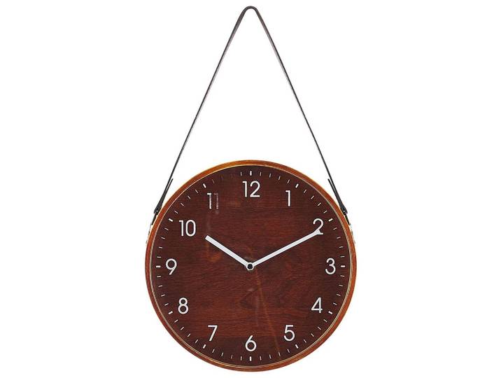 WANDUHR dunkler holzfarbton Renens