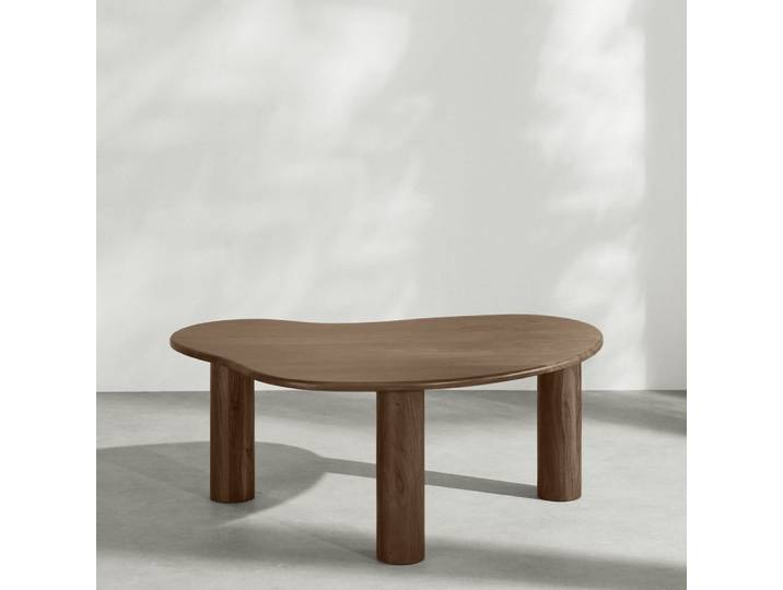 Couchtisch aus massivem Akazienholz, L96