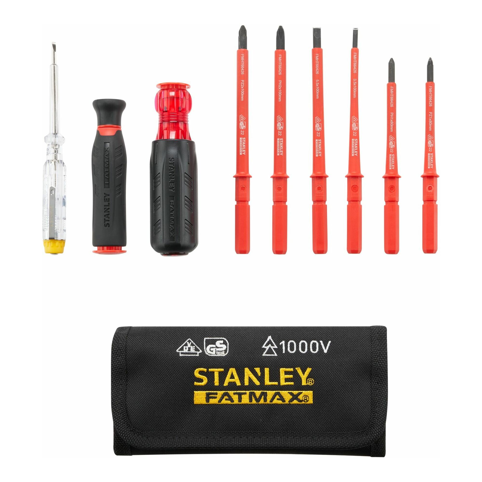 Stanley Schraubendreher-Set Multi-Bit 1000V (FMHT66426-0)
