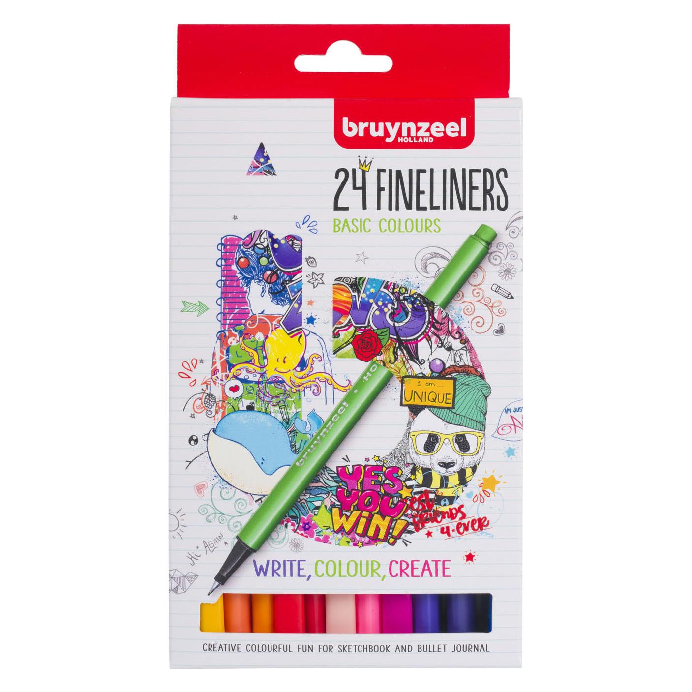 Bruynzeel Fineliners (24x) (60241024)