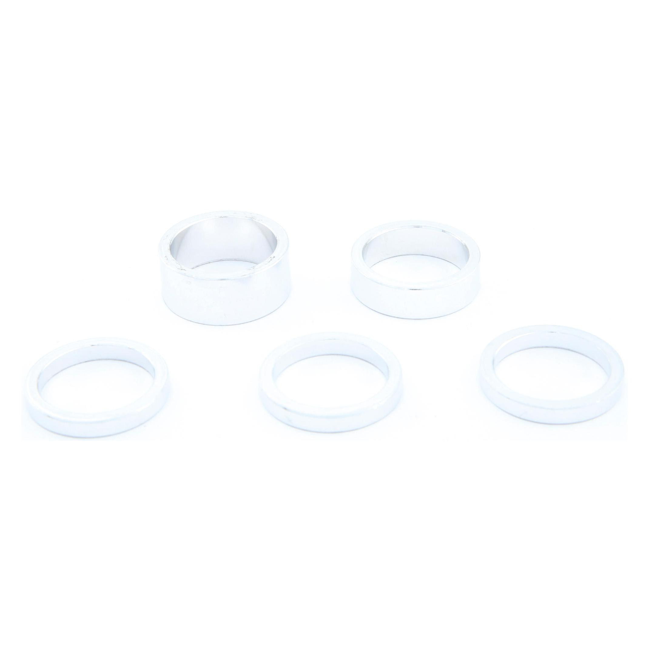Con-Tec Steuersatz Spacerset 5-teilig 1-1/8 Zoll - silber (03239779)